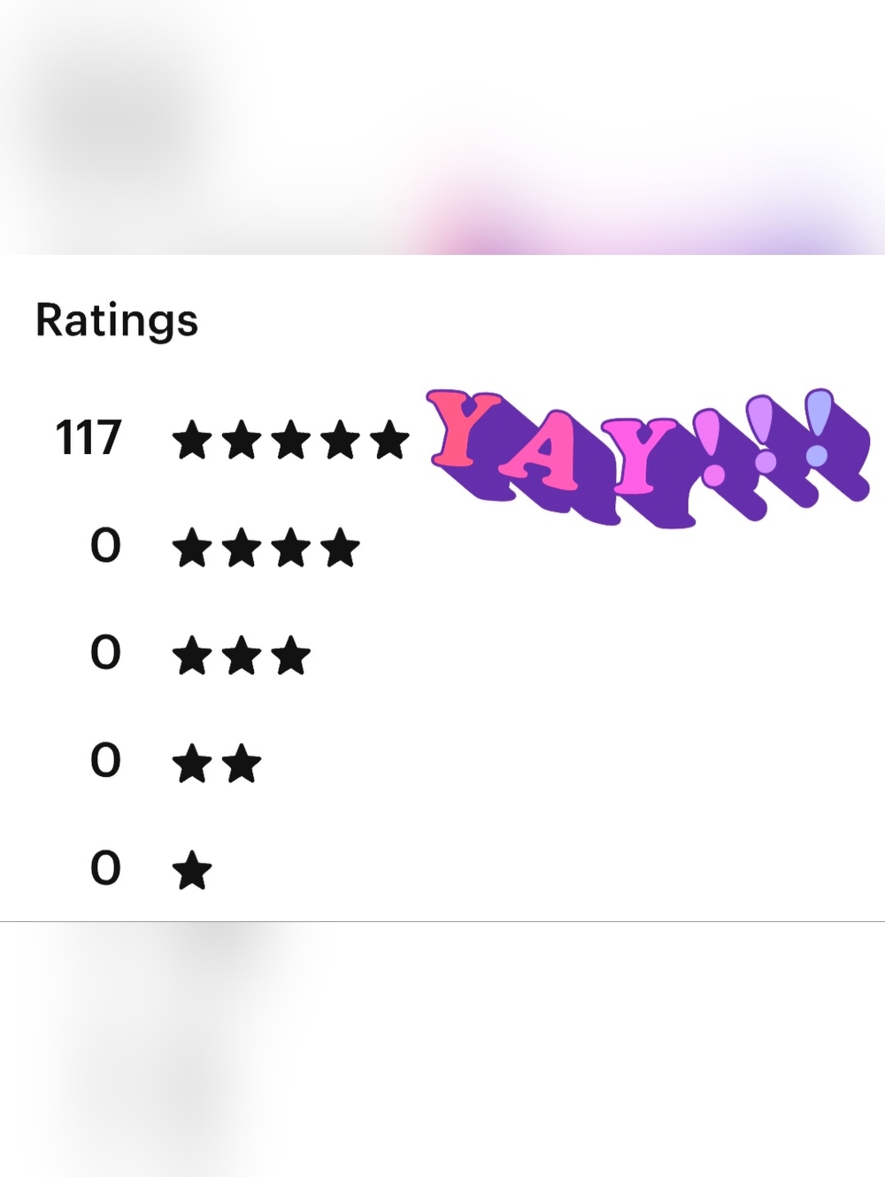 117 5-star ratings!!